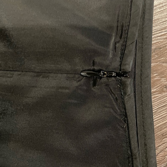 Vintage Scott McClintock Millennium 2000 BLACK Acetate MAXI SKIRT - Picture 5 of 13